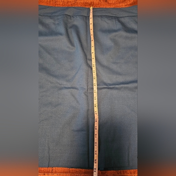 Pendleton Virgin Wool Business Skirt Blazer Set Women's Size 16 Blue - Picture 14 of 16